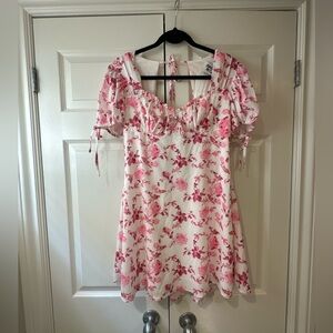 Princess Polly Pink Floral Mini Dress